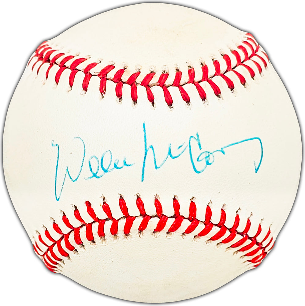Willie McCovey Autographed Official NL Baseball San Francisco Giants Beckett BAS #BK44453