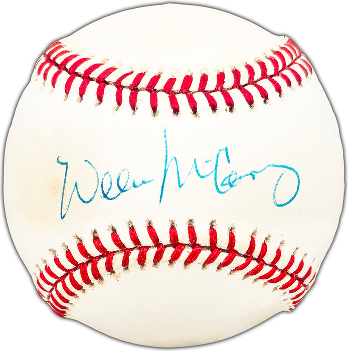 Willie McCovey Autographed Official NL Baseball San Francisco Giants Beckett BAS #BK44456