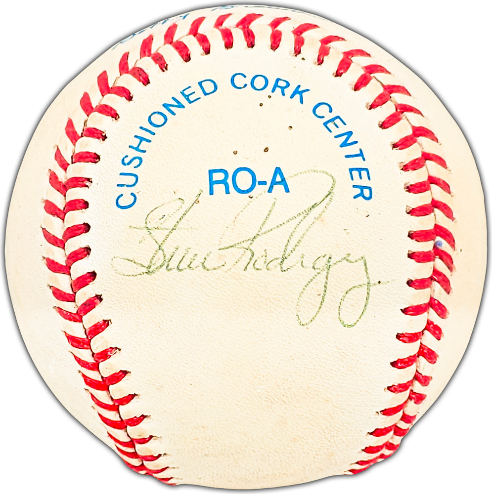 Steve Rodriguez Autographed Official AL Baseball Boston Red Sox Beckett BAS #BK44459