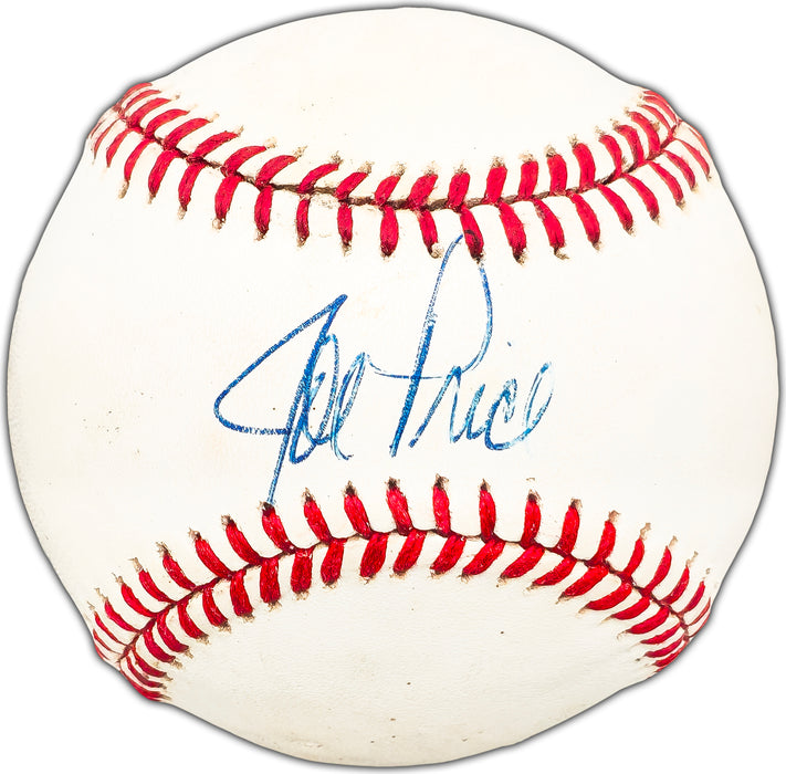 Joe Price Autographed Official AL Baseball Cincinnati Reds, Boston Red Sox Beckett BAS #BK44471