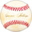 Damon Phillips Autographed Official Feeney NL Baseball Boston Braves Beckett BAS #BK44473