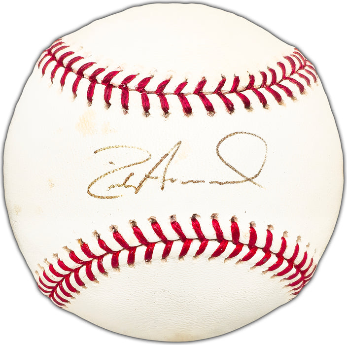 Rich Amaral Autographed Official MLB Baseball Seattle Mariners Beckett BAS #BK44523