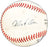 Hank Aaron & Eddie Mathews Autographed Official Rawlings Southern League Baseball Milwaukee Braves Vintage Signature Beckett BAS #AC94126