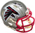 Michael Vick Autographed Atlanta Falcons Flash Silver Speed Mini Helmet Beckett BAS Witness