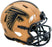 Michael Vick Autographed Atlanta Falcons Camo Brown Speed Mini Helmet Beckett BAS Witness