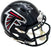 Michael Vick Autographed Atlanta Falcons Black 03-19 Throwback Speed Mini Helmet Beckett BAS Witness