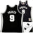San Antonio Spurs Tony Parker Autographed Black Authentic Mitchell & Ness 2001-02 HWC Swingman Rookie Year Jersey Size XXL Beckett BAS Witness