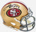 Fred Warner Autographed San Francisco 49ers Gold Speed Mini Helmet Beckett BAS Witness
