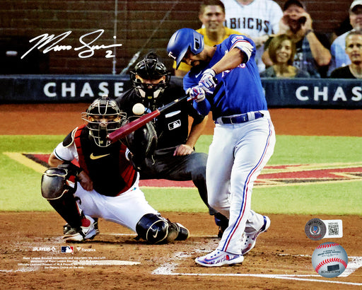 Marcus Semien Autographed 8x10 Photo Texas Rangers Beckett BAS Witness