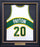 Seattle Supersonics Gary Payton Autographed Framed White Jersey Beckett BAS QR