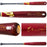 Elly De La Cruz Autographed Red B45 Player Model Baseball Bat Cincinnati Reds Beckett BAS Witness