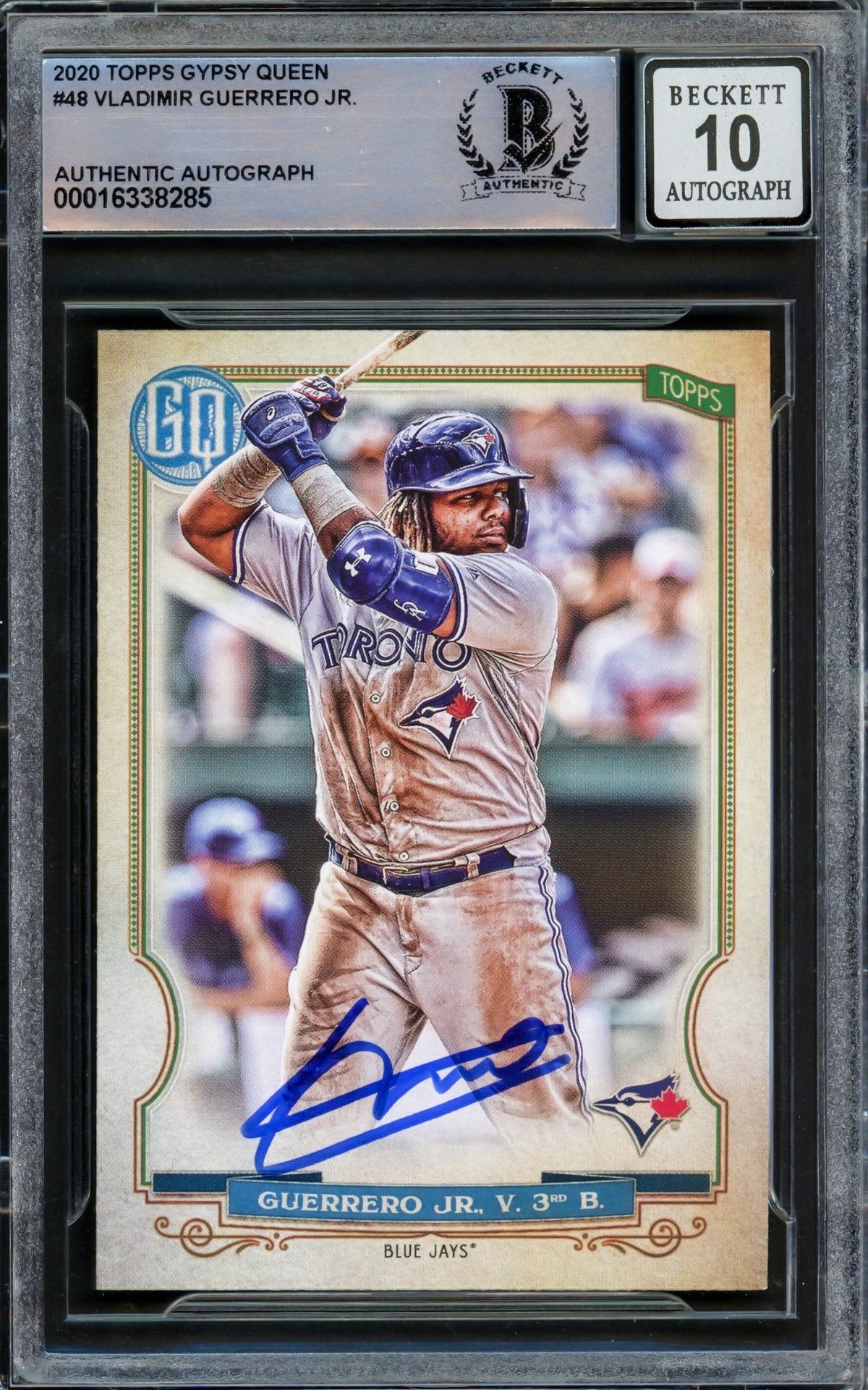 Vladimir Guerrero Jr. Autographed 2020 Topps Gypsy Queen Card #48