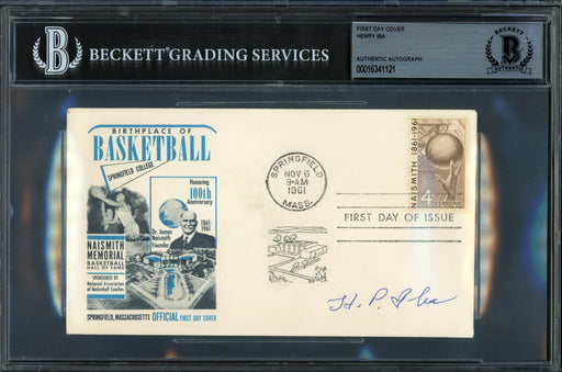 Henry Iba Autographed First Day Cover Oklahoma State Beckett BAS #16341121