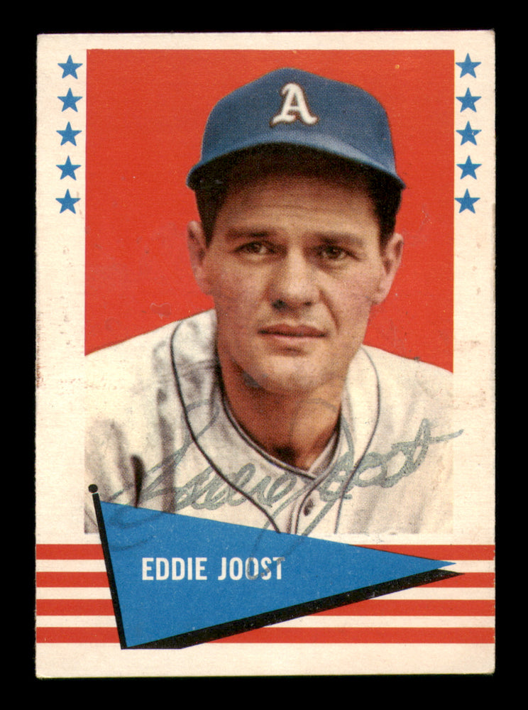 Eddie Joost Autographed 1961 Fleer Card #116 Philadelphia A's