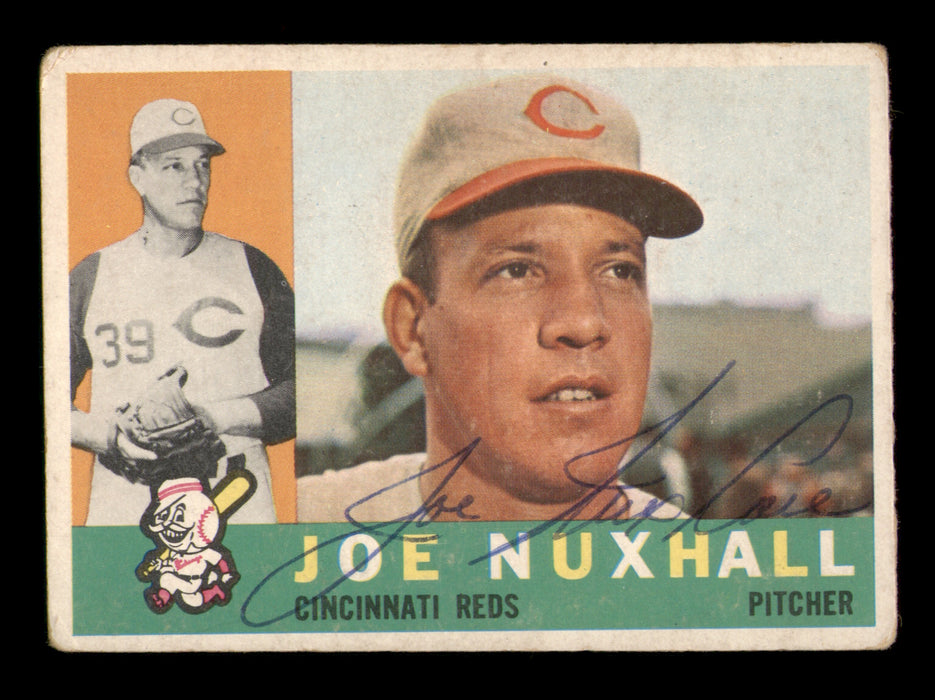Joe Nuxhall Autographed 1960 Topps Card #282 Cincinnati Reds