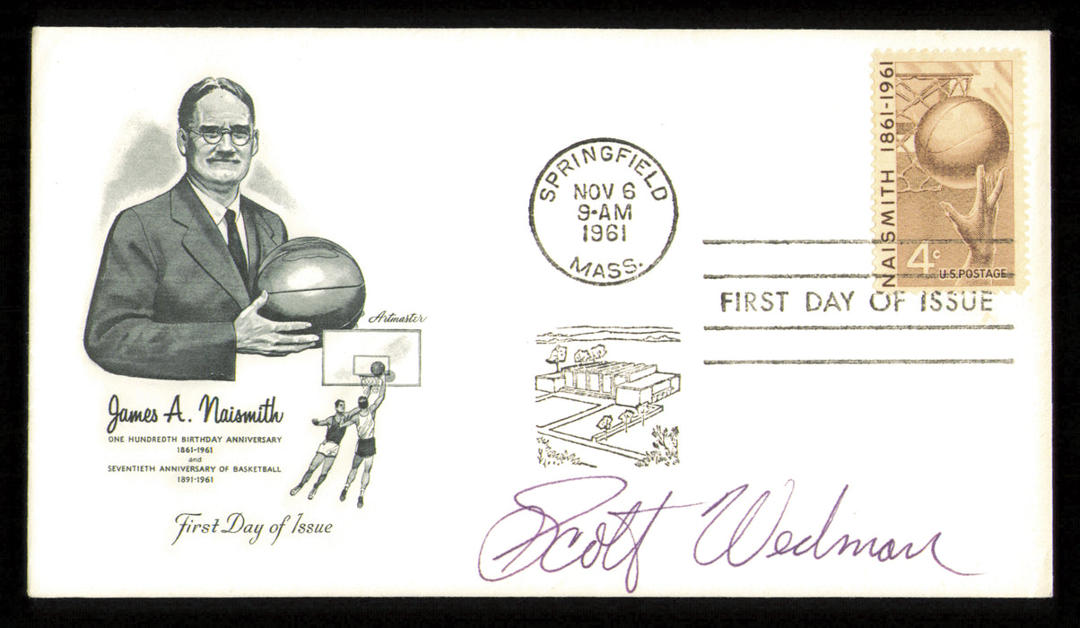 Scott Wedman Autographed First Day Cover Boston Celtics