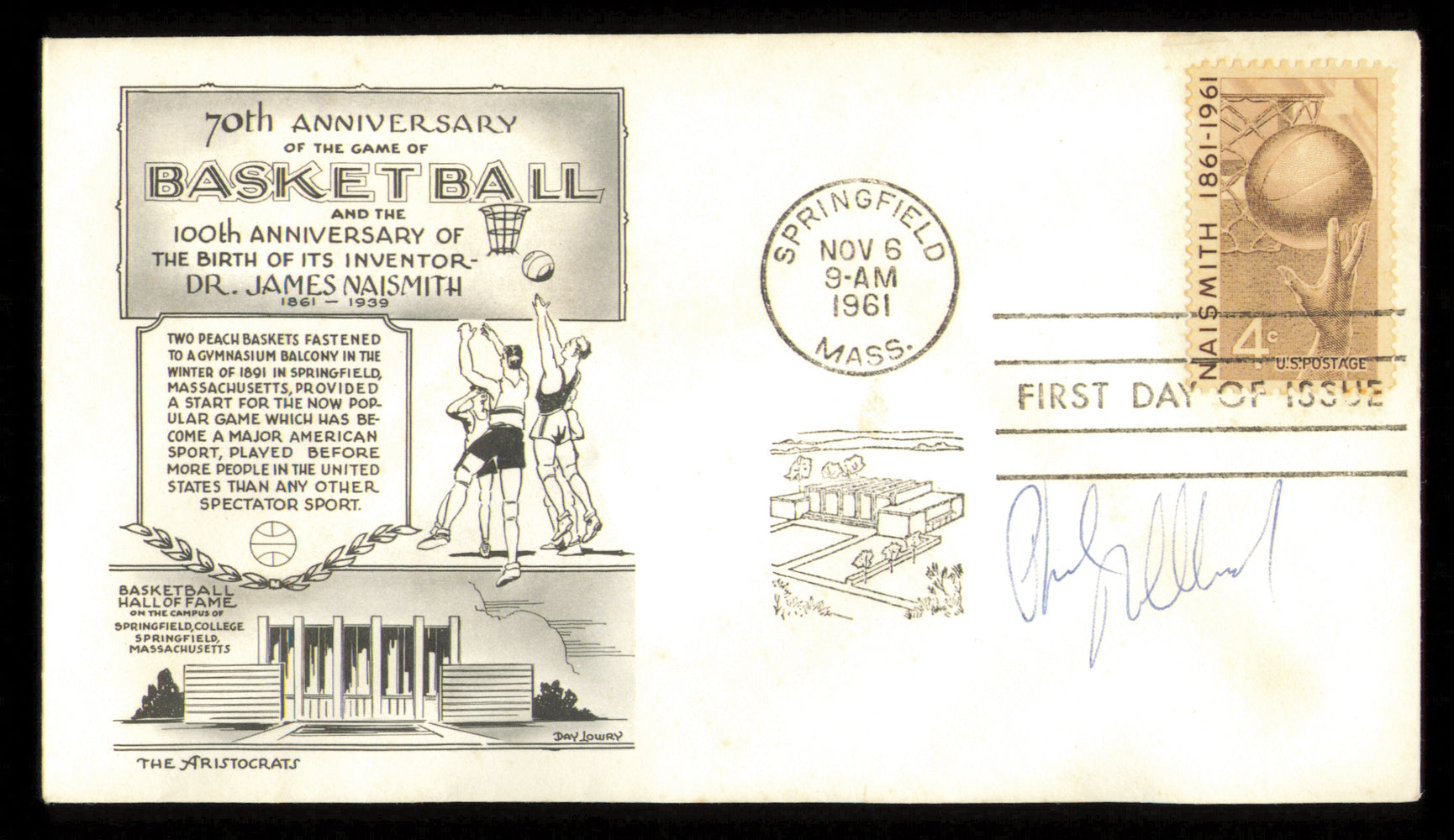 Phil Hubbard Autographed First Day Cover Detroit Pistons