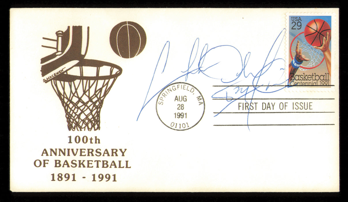 Charles Oakley Autographed 1991 100th Anniversary First Day Cover New York Knicks