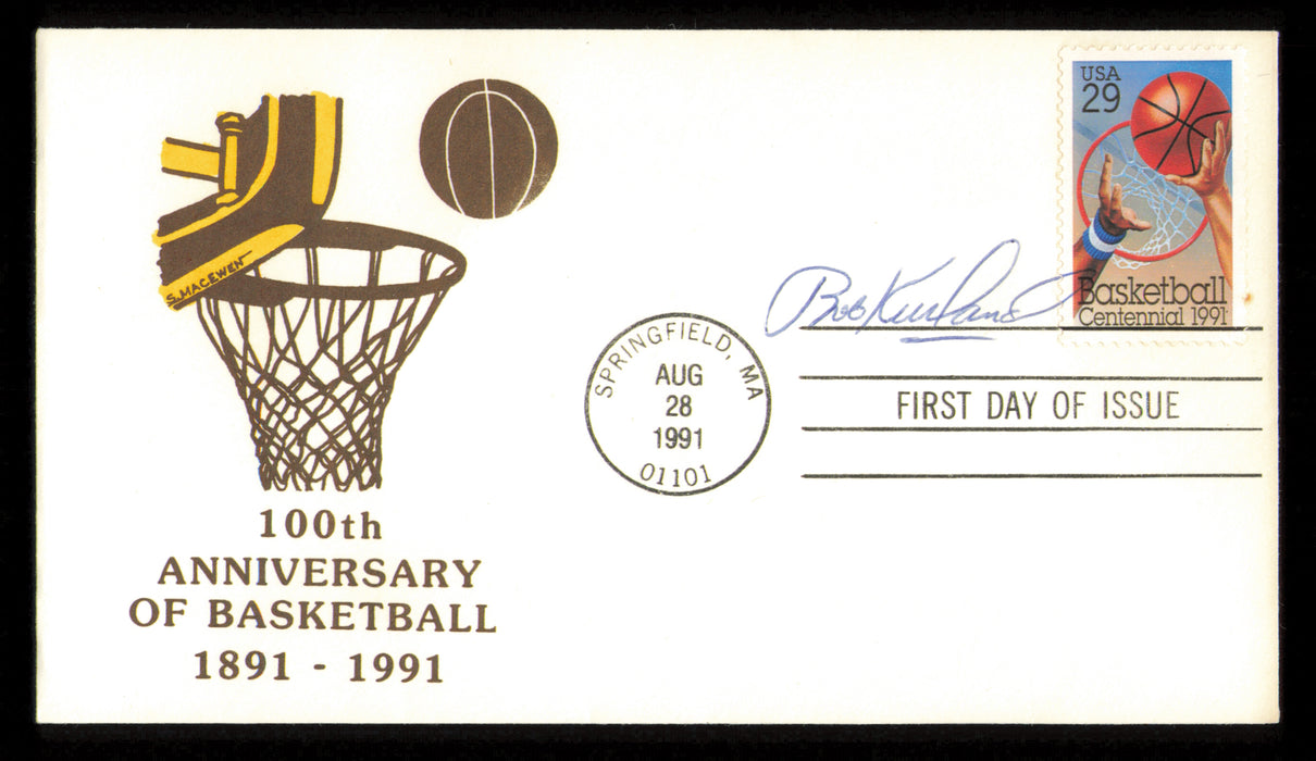 Bob Kurland Autographed 1991 100th Anniversary First Day Cover Oklahoma State