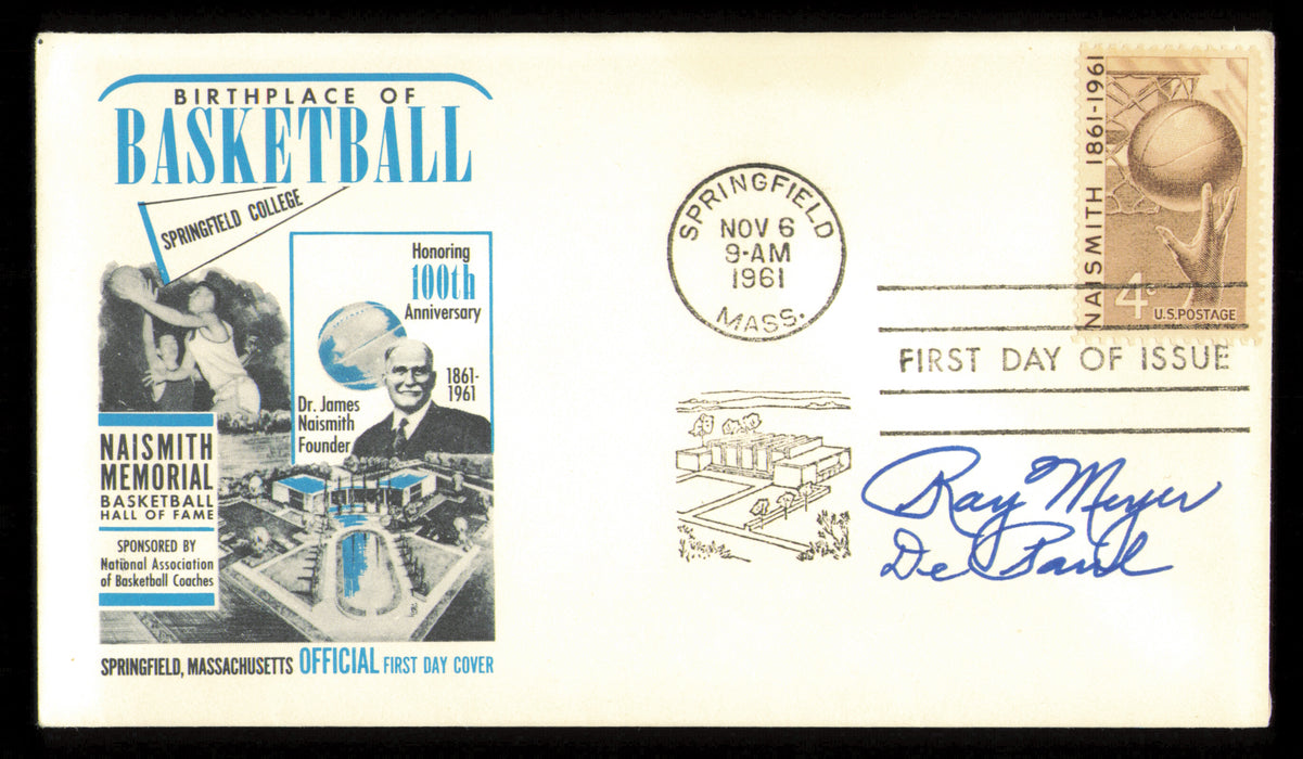 Ray Meyer Autographed First Day Cover DePaul