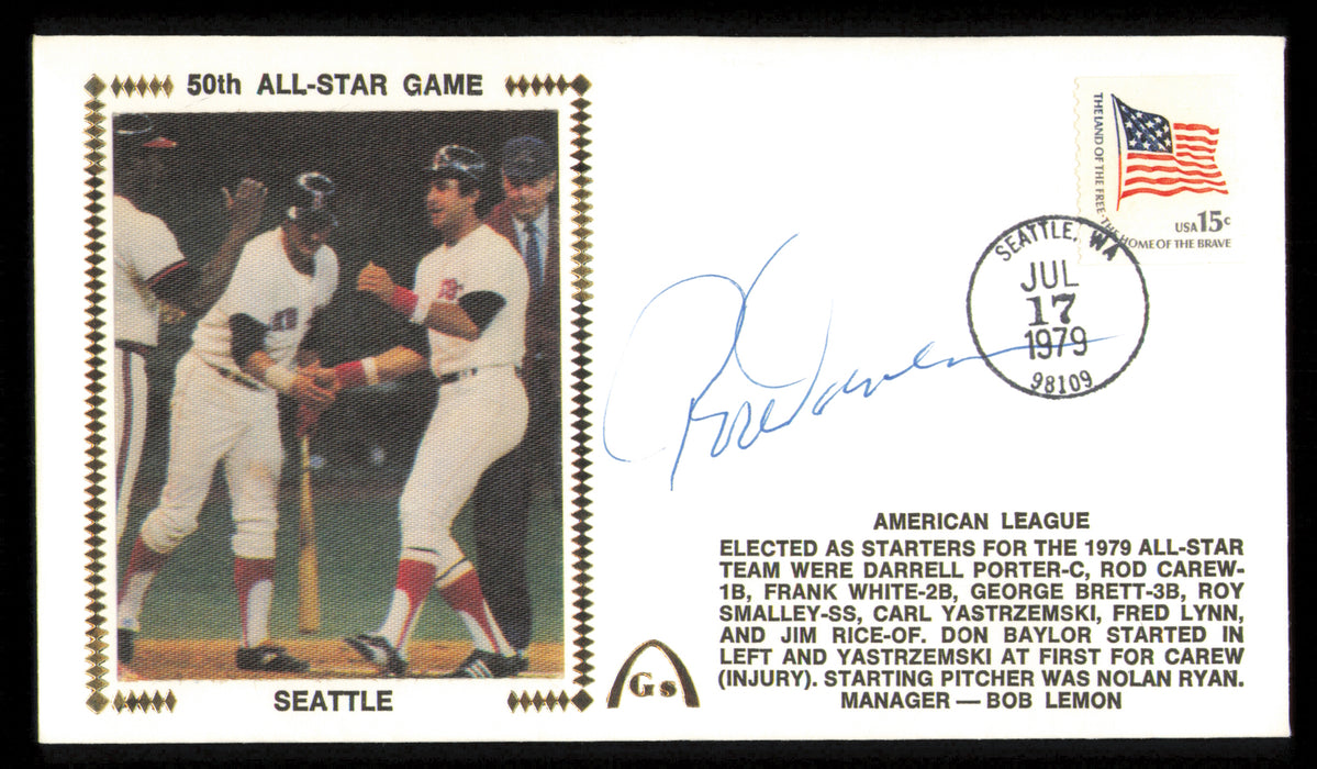 Rod Carew Autographed 1979 First Day Cover California Angels