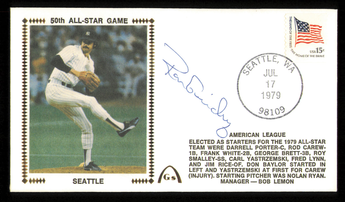 Ron Guidry Autographed 1979 First Day Cover New York Yankees