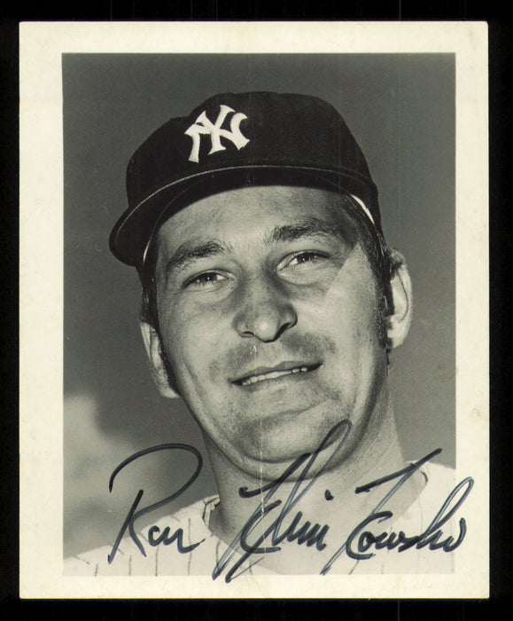 Ron Klimkowski Autographed 4x5 Photo New York Yankees