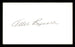 Allie Reynolds Autographed 3x5 Index Card New York Yankees