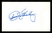 Dennis Eckersley Autographed 3x5 Index Card Boston Red Sox Card Glued To Back