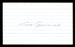 Luis Aparicio Autographed 3x5 Index Card Chicago White Sox