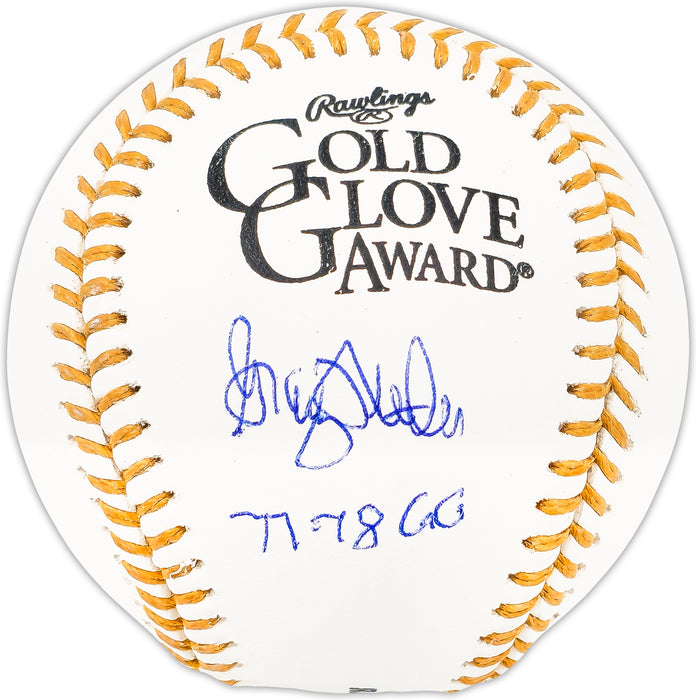 Graig Nettles Autographed Official Gold Glove Logo MLB Baseball New York Yankees "77 & 78 GG" Beckett BAS Witness