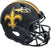 Alvin Kamara Autographed New Orleans Saints Eclipse Black Full Size Speed Replica Helmet Beckett BAS Witness