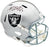 Davante Adams Autographed Las Vegas Raiders Silver Full Size Speed Replica Helmet Beckett BAS Witness