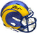 Kyren Williams Autographed Los Angeles Rams Blue Speed Mini Helmet Beckett BAS Witness