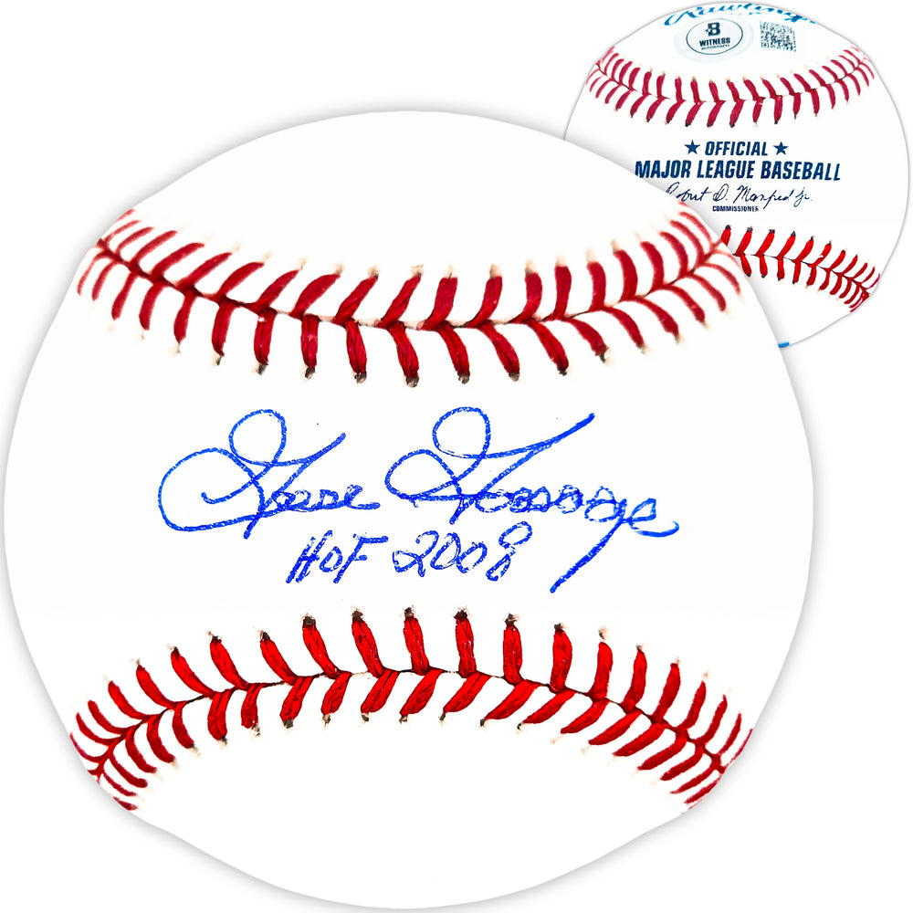 Rich "Goose" Gossage Autographed Official MLB Baseball New York Yankees "HOF 2008" Beckett BAS Witness