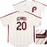 Philadelphia Phillies Mike Schmidt Autographed White Pinstripes Nike Cooperstown Collection Jersey Size Large JSA
