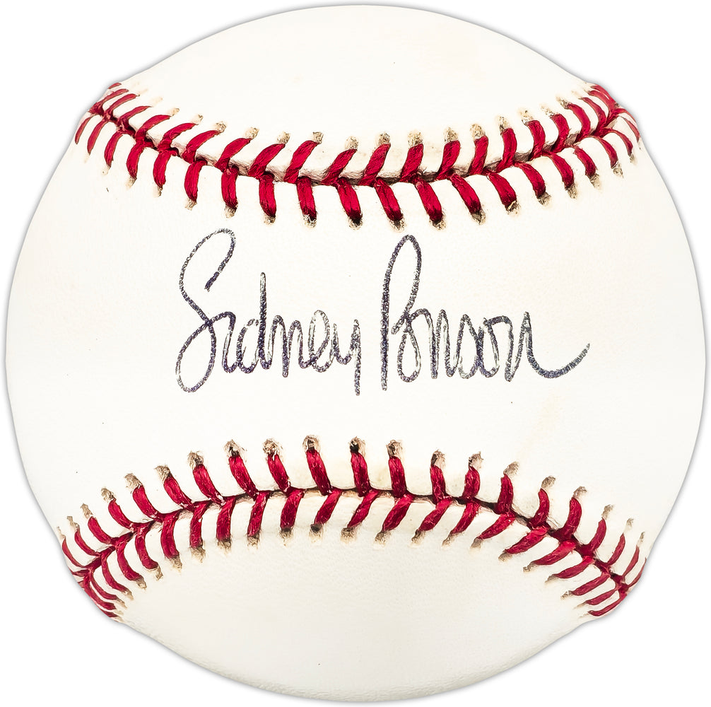 Sidney Ponson Autographed Official 1994 World Series Logo Baseball Baltimore Orioles Beckett BAS QR #BL93450