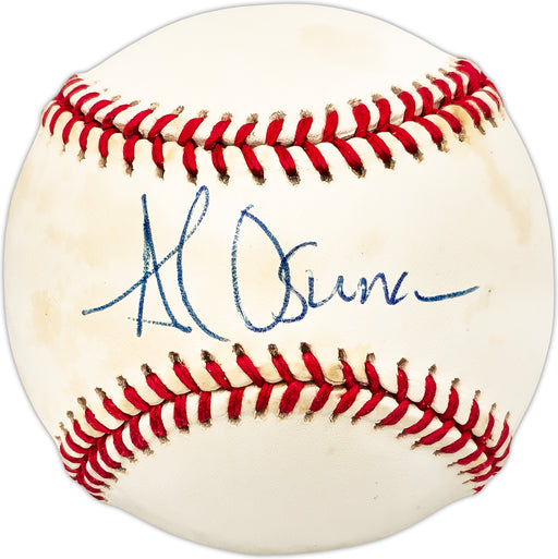 Al Osuna Autographed Official NL Baseball Houston Astros Beckett BAS QR #BL93617