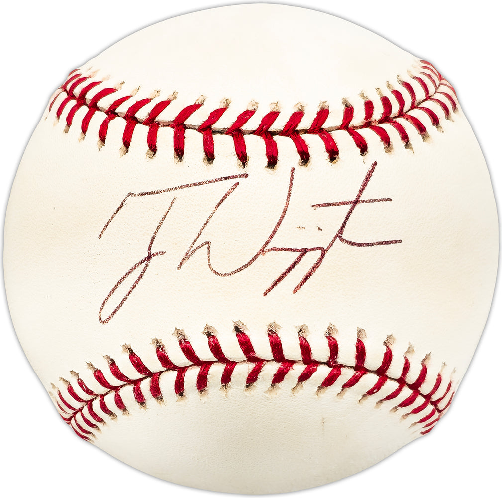 Ty Wigginton Autographed Official MLB Baseball Baltimore Orioles, New York Mets