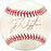 Ty Wigginton Autographed Official MLB Baseball Baltimore Orioles, New York Mets