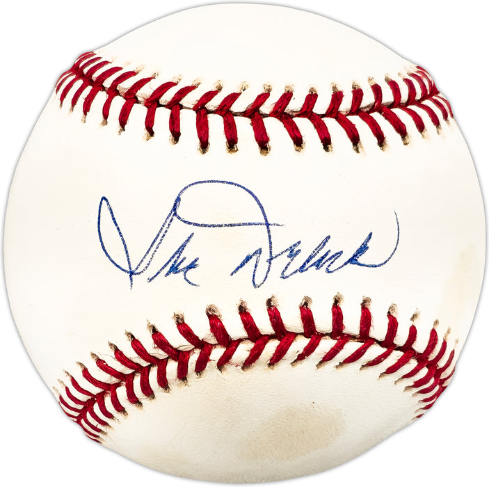 Ike Delock Autographed Official MLB Baseball Boston Red Sox