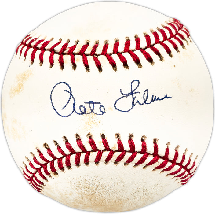 Pete Falcone Autographed Official NL Baseball San Francisco Giants, St. Louis Cardinals