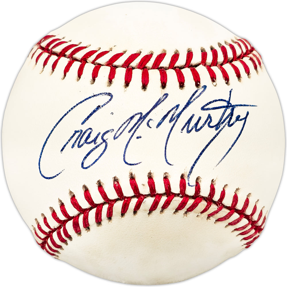 Craig McMurtry Autographed Official NL Baseball Atlanta Braves