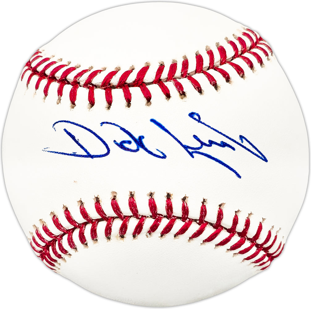 Dick Lines Autographed Official MLB Baseball Washington Senators