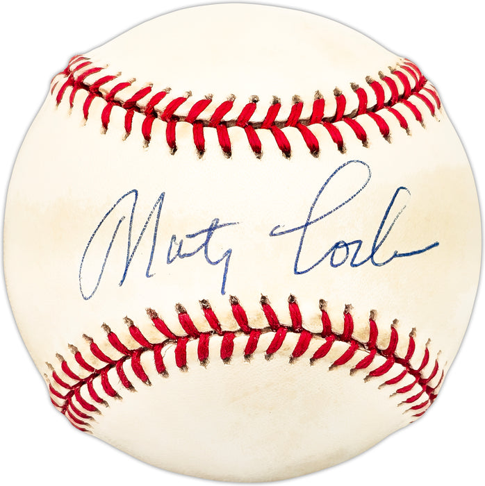 Marty Cordova Autographed Official AL Baseball Minnesota Twins