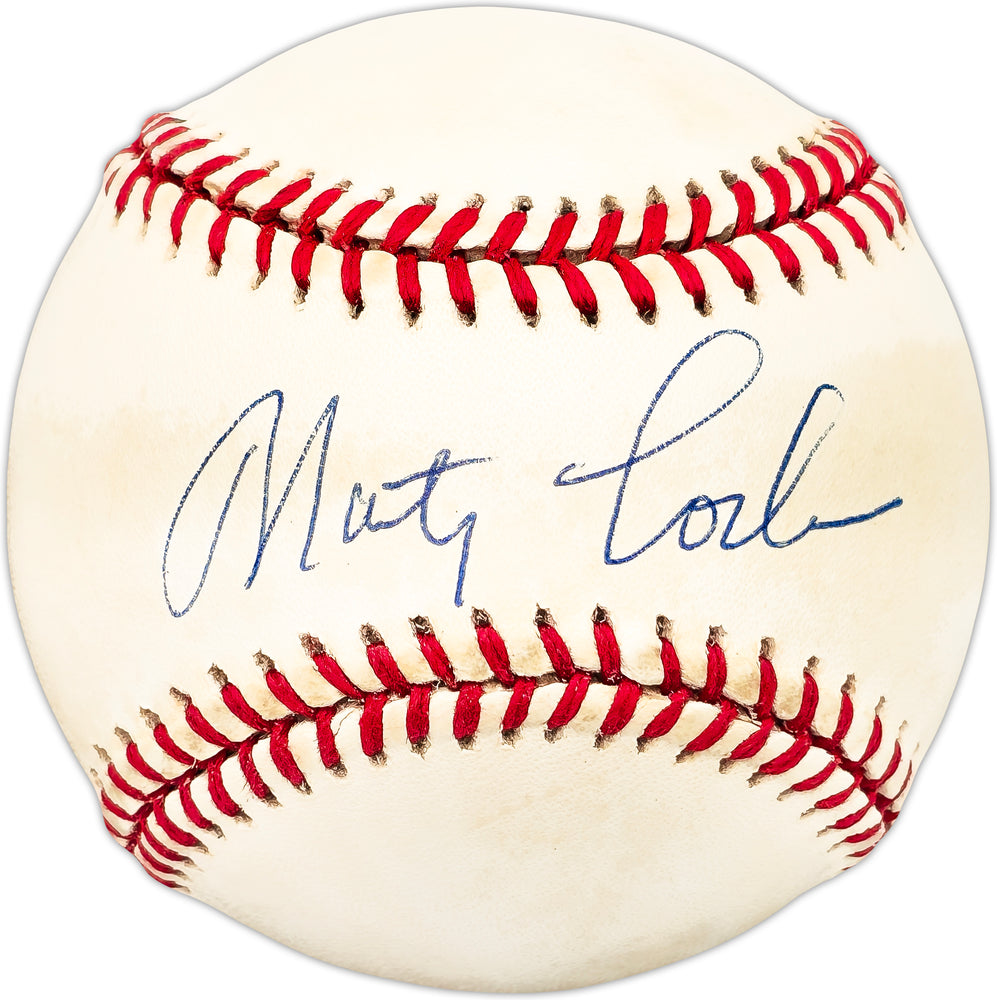 Marty Cordova Autographed Official AL Baseball Minnesota Twins