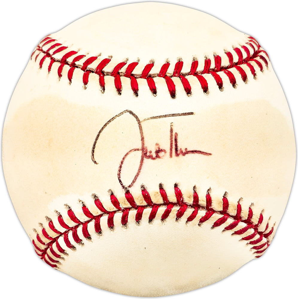 Justin Thompson Autographed Official AL Baseball Detroit Tigers