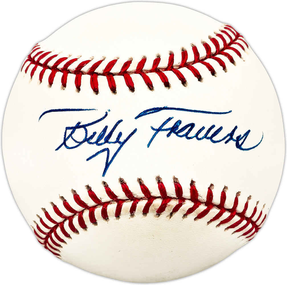 Billy Travers Autographed Official AL Baseball Milwaukee Brewers