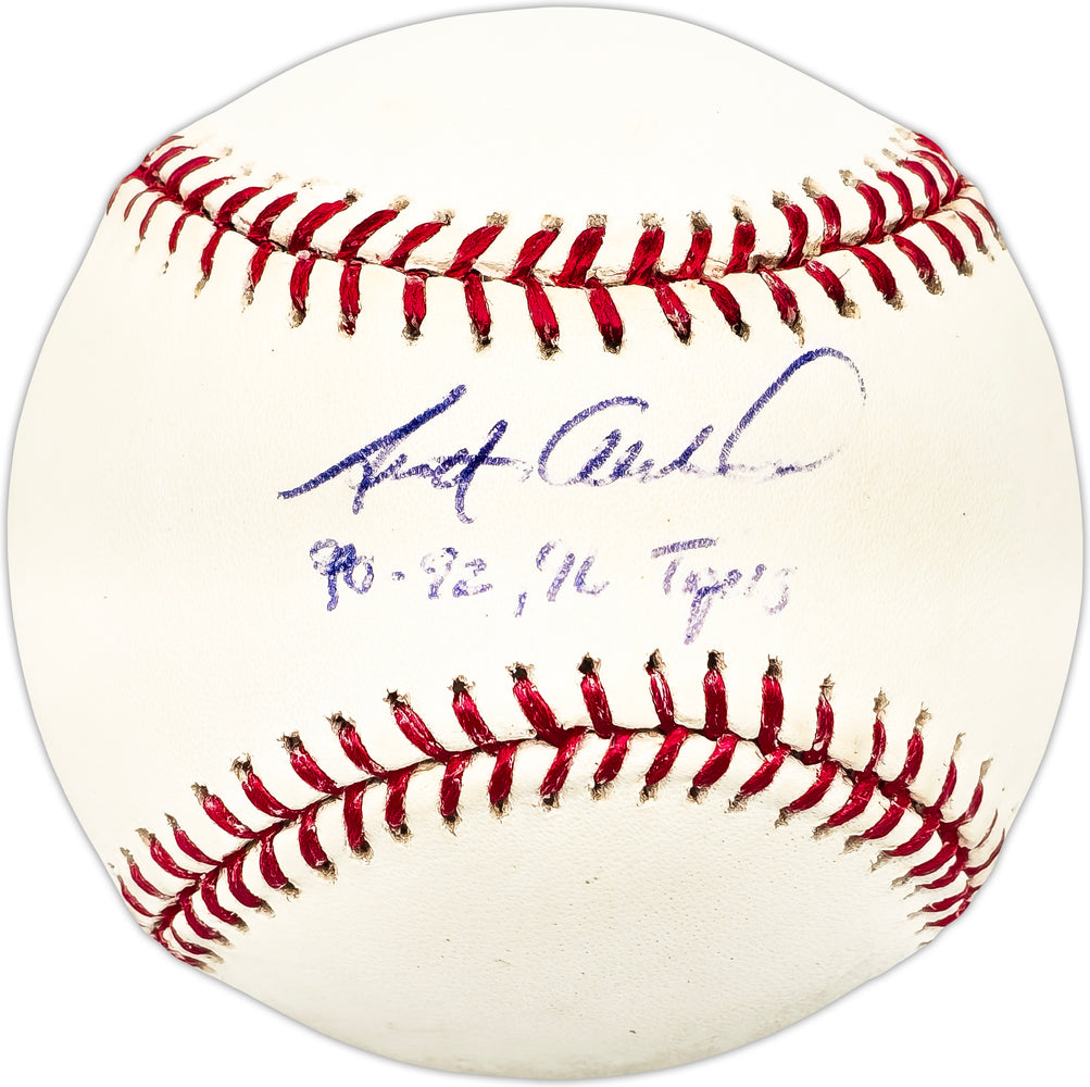 Scott Aldred Autographed Official MLB Baseball Detroit Tigers "90-92, 96 Tigers"