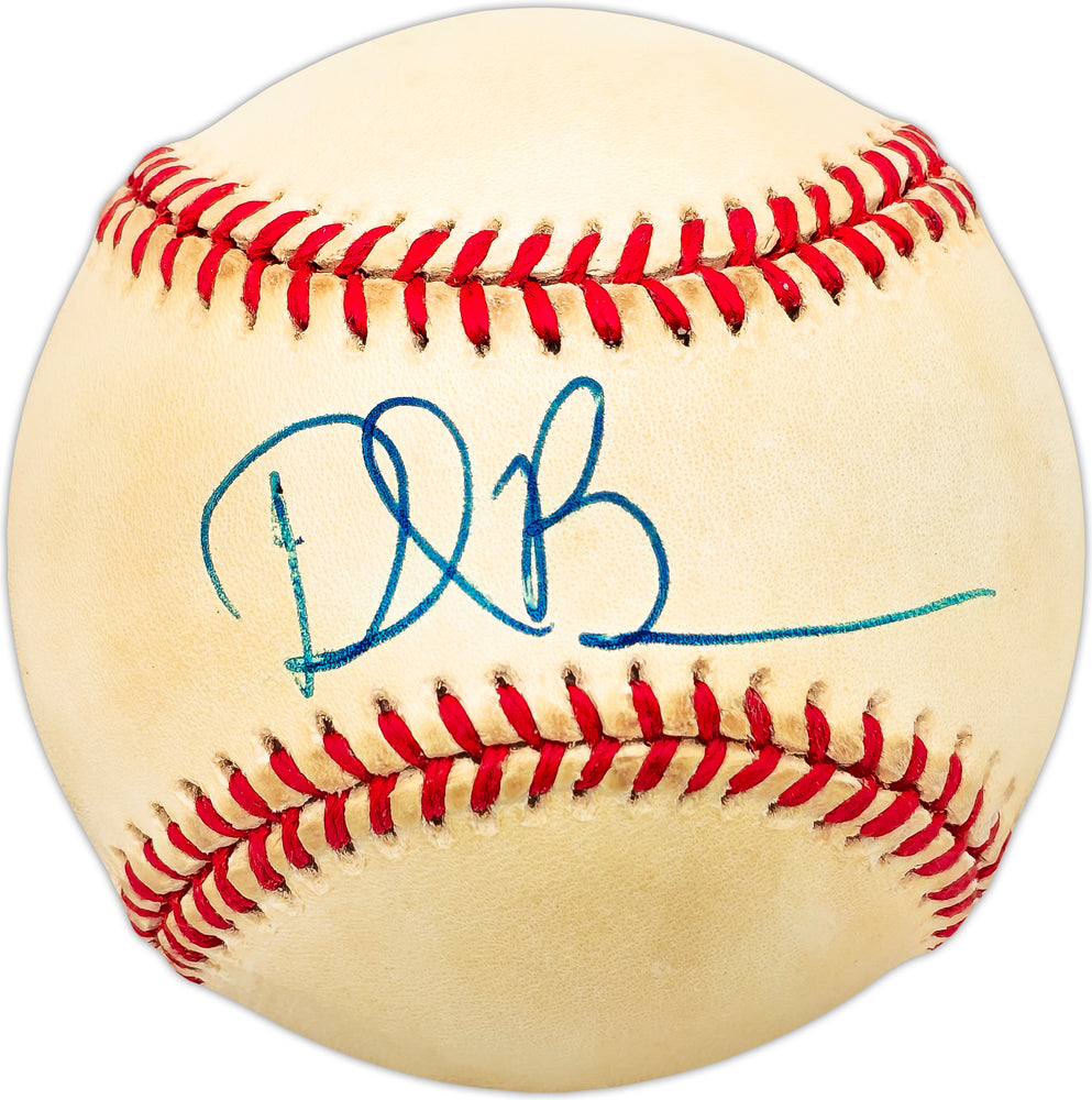 Dee Brown Autographed Official AL Baseball Kansas City Royals, Oakland A's